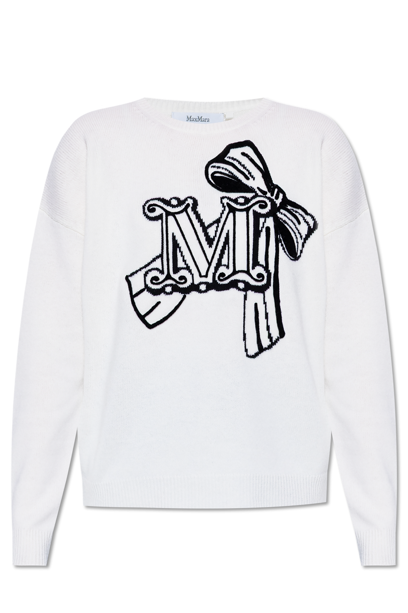 Tシャツ・カットソー MAX MARA Biscuit Wool Blend Plata Sweater Max Mara Biscuit Wool Blend Plata Sweater – LOZURI®